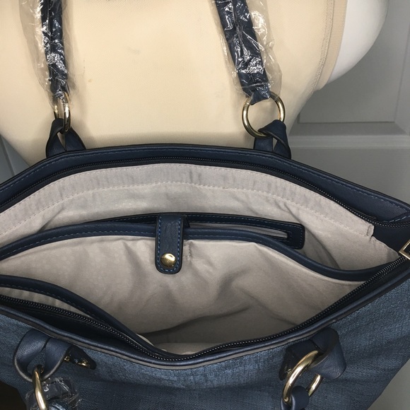 ALYSSA 2 Piece Vegan Tote/Laptop Bag & Card Holder - Picture 8 of 8